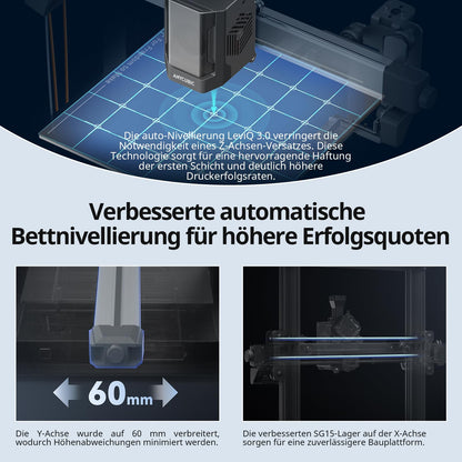 Anycubic Kobra 3 V2 3D Drucker - Kamera & Hochgeschwindigkeitsdruck
