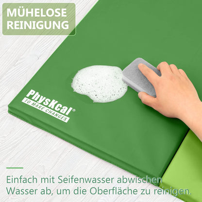 PhysKcal Turnmatte klappbar 5-Panel mit Tragegriffen, Wald