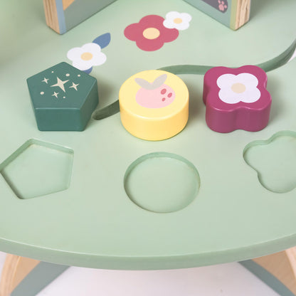 mamabrum Aktivitätstisch Montessori Motorik Holz Baby 1 Jahr