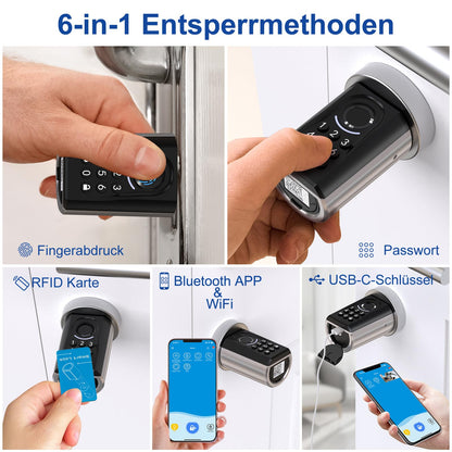 WELOCK ToucA51 Elektronisches Türschloss – Fingerabdruck Smart Lock