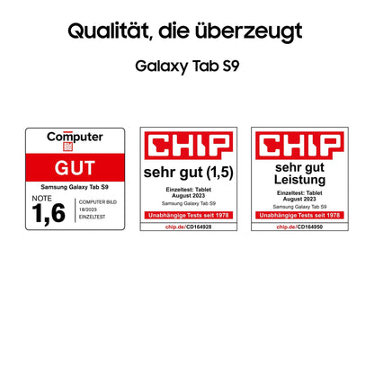 Samsung Galaxy Tab S9 Tablet Wi-Fi 128GB Graphit mit S Pen