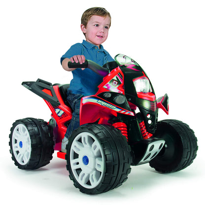 INJUSA The Beast Elektro-Kinderquad 12V – Rot, für Kinder