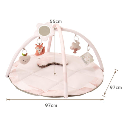 Fortella Spielbogen Baby Spielmatte – Naturthema Rosa
