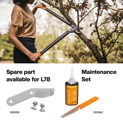 Fiskars PowerGear II L78 Bypass-Getriebeastschere – 70 cm