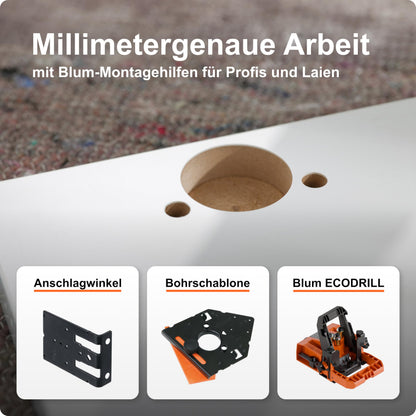 Blum CLIP top BLUMOTION Möbelscharnier 110° Softclose, 10 Stück