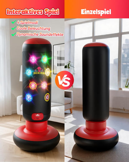 Kinder Boxsack Stehend Interaktiv – Musik, Licht & Aufblasbar