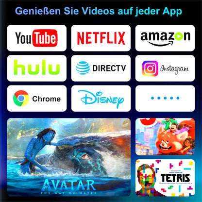 TechLink HDMI Transmitter Receiver Wireless 4K 5.8G - Schwarz