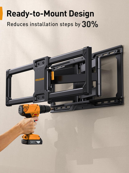 Perlegear PGLF16 Vollbewegliche TV Halterung 42-90 Zoll bis 68kg