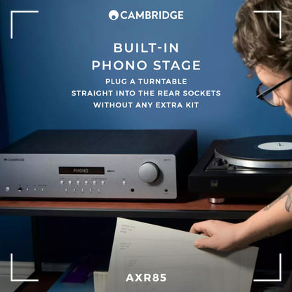 Cambridge Audio AXR85 85W Stereoreceiver - Lunar Grey