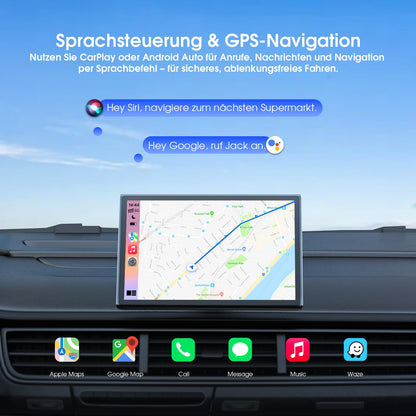 Avylet 7" Tragbares Wireless CarPlay Display - Magnet-Halterung