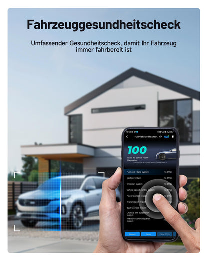 TOPDON CarPal OBD2 Diagnosegerät mit Bluetooth und 6 Reset-Services