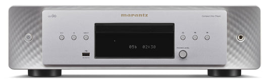Marantz CD60 HiFi stereo CD Spieler für Hi-Res Audio. Rechteckiger, schwarzer CD-Spieler zum Abspielen von Audio-CDs.