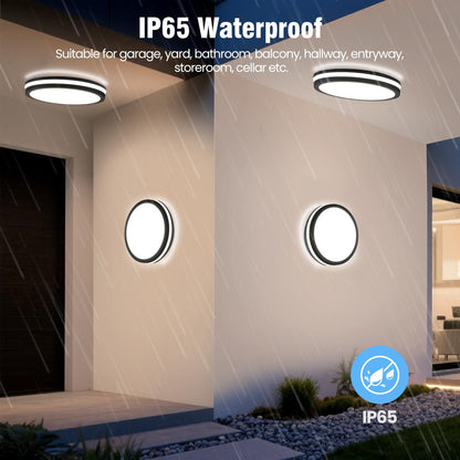 LEZOE LED Deckenleuchte mit Bewegungsmelder 24W/30W 4500lm IP65