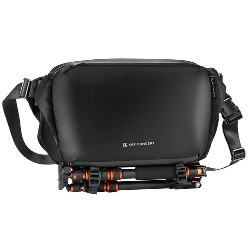 K&F CONCEPT Kameratasche KF13.177, Schultertasche 10 L schwarz, rechteckige Form, Reissverschluss