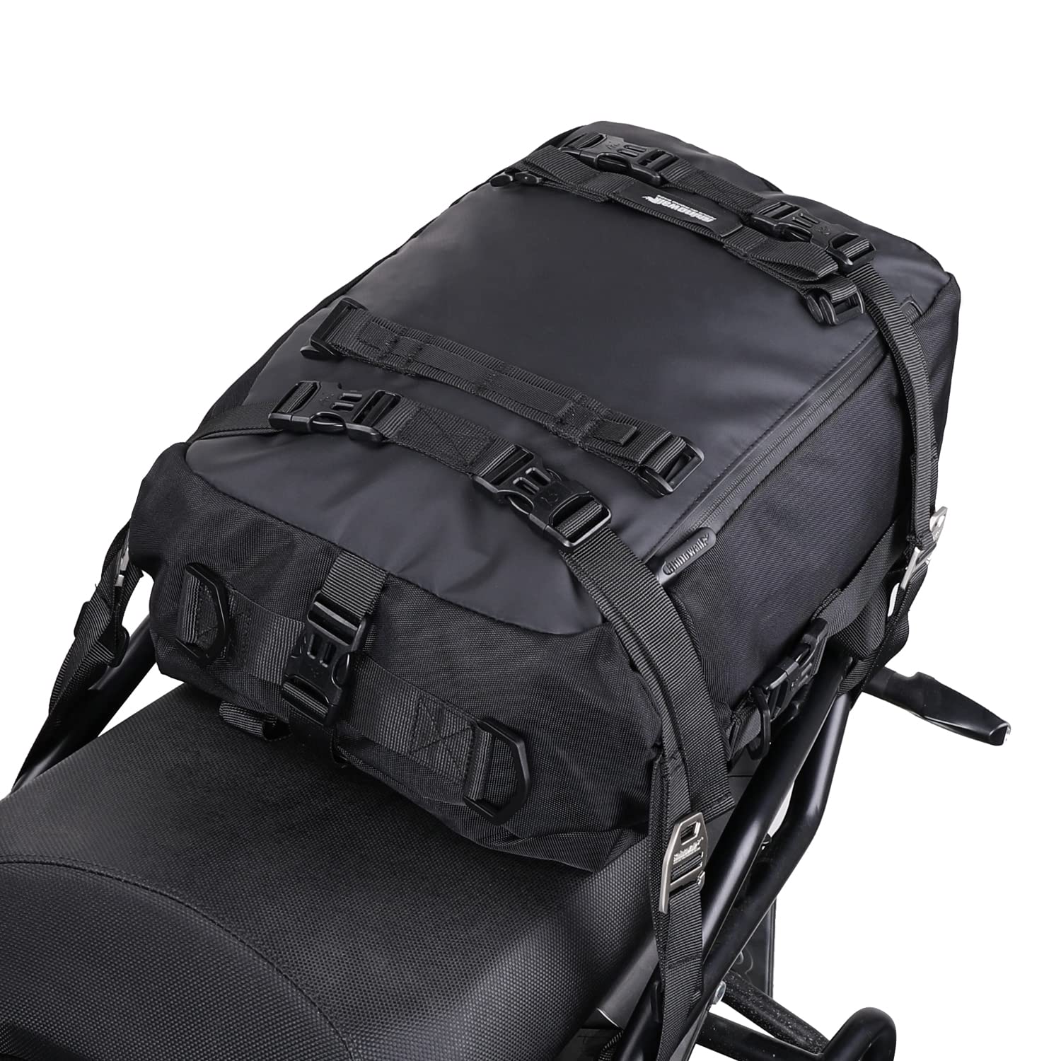 Rhinowalk Motorradtasche MT21620, modulare Hecktasche 20L schwarz aus Polyester für Gepäck am Motorrad