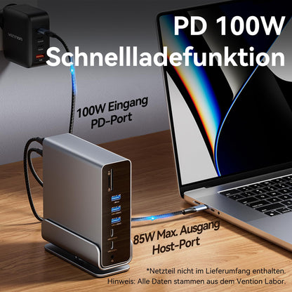 VENTION USB C Docking Station 16-IN-1 - 3 Monitore
