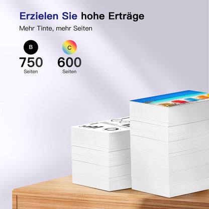 VVQV PG-560XL CL-561XL Tintenpatronen Multipack für Canon Pixma
