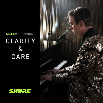 Shure SM58-LC Dynamisches Gesangsmikrofon – ohne Kabel