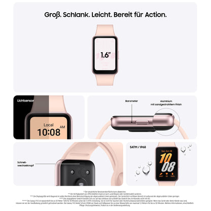 Samsung Galaxy Fit3 Fitness-Tracker und Aktivitätstracker, Pink Gold