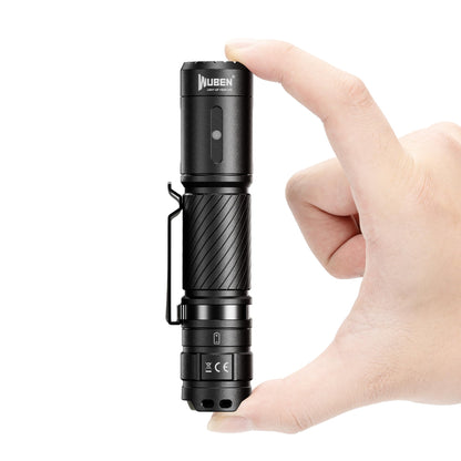 WUBEN C3 LED Taschenlampe 1200 Lumen USB-aufladbar IP68, kompaktes Gehäuse aus Luftfahrtaluminium