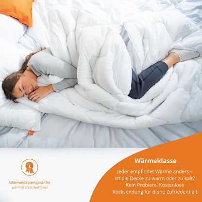 sleepling 4 Jahreszeiten Bettdecke - 2er Set 135x200 cm Mikrofaser