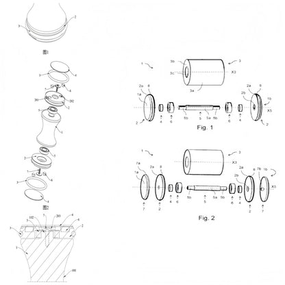 Rollschleifer Messerschärfer mit Magnet, 6 Schärfwinkel und Diamant