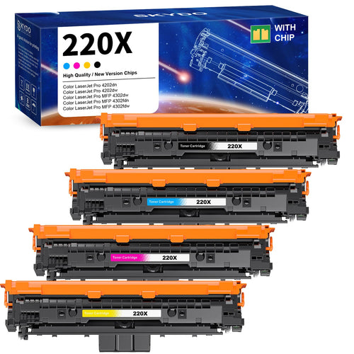 Skydo Toner Kompatibel HP 220X / 220A – Schwarz für Laserjet Pro
