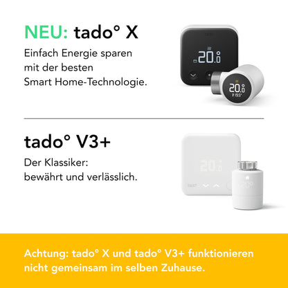tado° Smartes Thermostat X - Fussbodenheizung & Boiler Zusatz