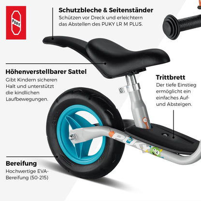 PUKY LR M Plus Laufrad für Kinder – Monsterdesign