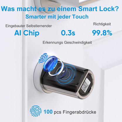 WELOCK Touch41 Fingerabdruck Türschloss IP65 - Verstellbar