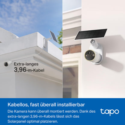 Tapo C460 KIT Solar Überwachungskamera Aussen Akku - 4K 8MP