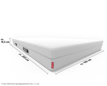 bett1 BODYGUARD Anti-Kartell-Matratze 160x200 cm, mittelfest & fester