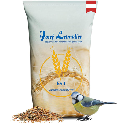 Leimüller Vogelfutter Sommer Spezial 25 kg mit Mehlwürmern, Streufutter für Wildvögel im Sack