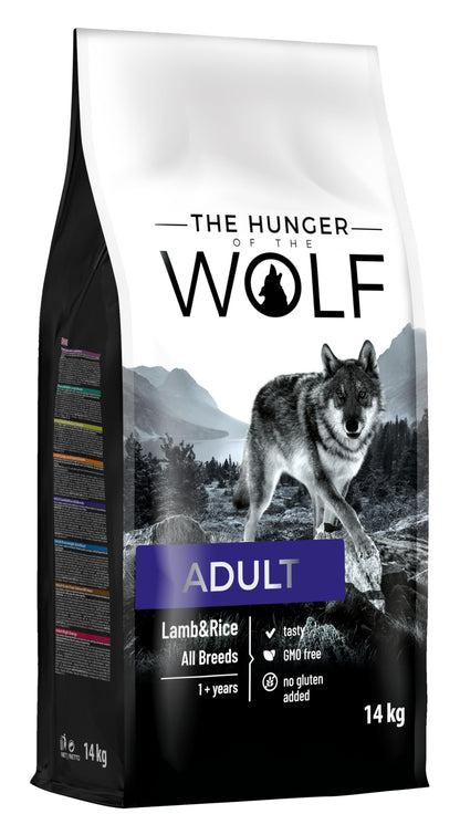 The Hunger of the Wolf Trockenfutter Lamm & Reis für Hunde, 14 kg