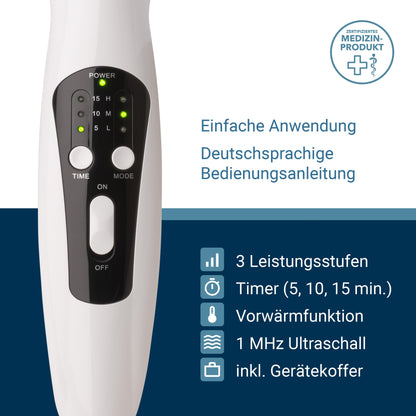 SwissBeauty Komfort-Ultraschallgerät für den Körper – Premium