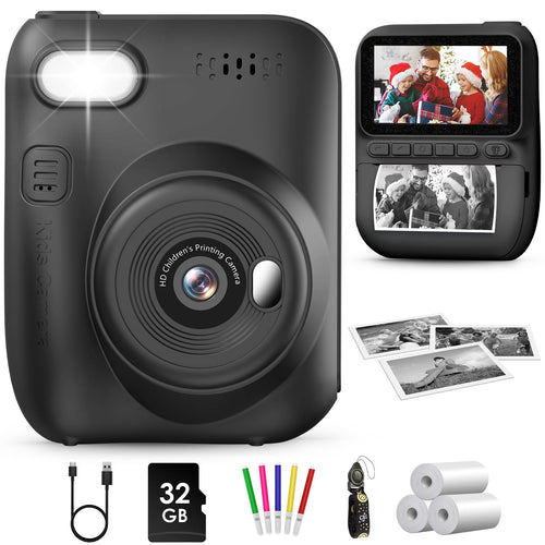 GREENKINDER Kinderkamera Sofortbildkamera H2, 14 MP, 3-Zoll-Display