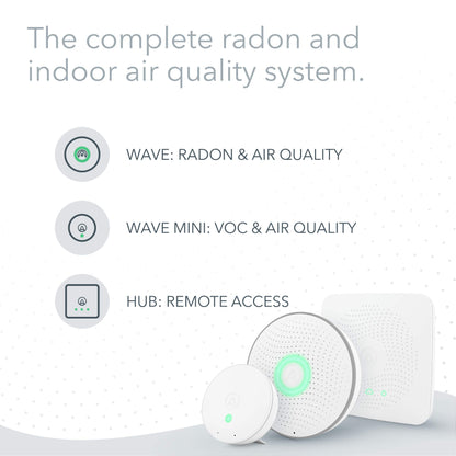 Airthings House Kit Radon & Raumluft Monitor - Mehrraum 420