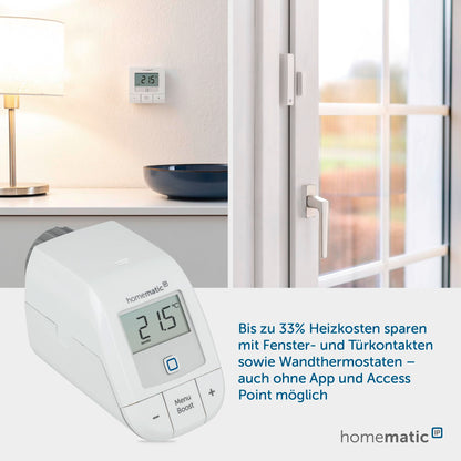 Homematic IP Erweiterungsset Heizen – Basic, 3 Thermostate
