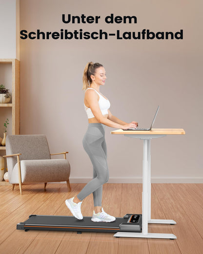 HBTower Walking Pad Laufband – Unter Schreibtisch LED Home Büro