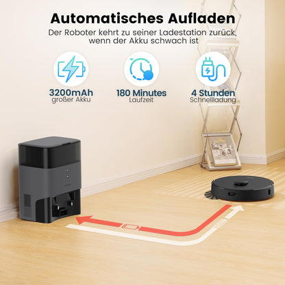 AIRROBO T20+ Saug- & Wischroboter mit Absaugstation