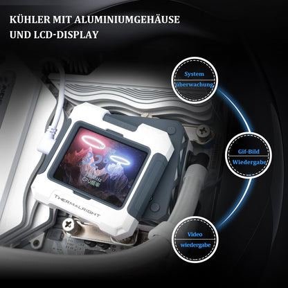 Thermalright FW 360 ARGB CPU-Wasserkühlung - Weiss LCD
