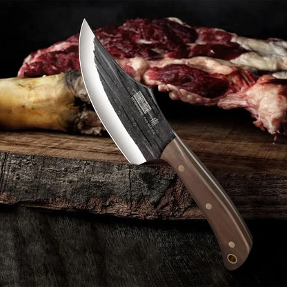 HOSHANHO Metzgermesser Set Handgeschmiedetes Messer – Mit Tasche