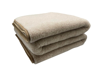 Lama Alpaca Schurwolldecke – Merino Alpaca Mix 140x200 cm