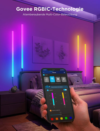 Govee Glide Wall Light RGBIC Smart LED Wandleuchten - 6 Stück