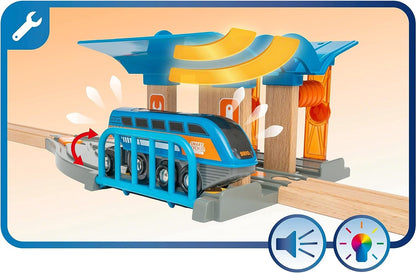 BRIO World 33977 Smart Tech Sound Deluxe Eisenbahn Set