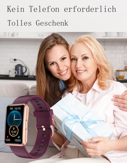 HUAKUA S2 Schrittzähler Uhr – Fitness Tracker ohne App, wasserdicht