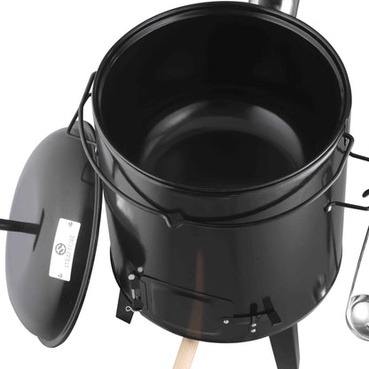 Strattore Gulaschkanone Gulaschkessel 19 Liter – Eintopfofen Grill