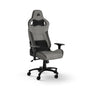 Corsair T3 RUSH Gaming Stuhl Stoffbezug Schwarz/Holzkohle. Schwarzer/Holzkohle Gaming-Stuhl mit hoher Rückenlehne für ergonomische, lange Gaming-Sessions.