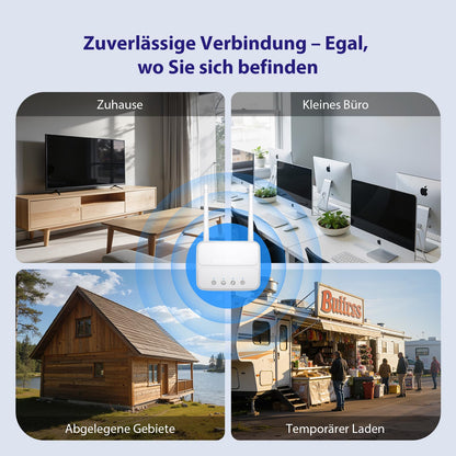 STRONG 4GROUTER360M 4G LTE WLAN Router N300 mit SIM-Karten-Slot