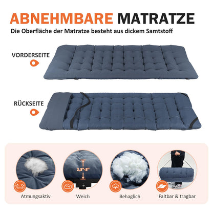 ATORPOK SHOP Campingbett Feldbett Klappbar Gästebett 200kg - Blau